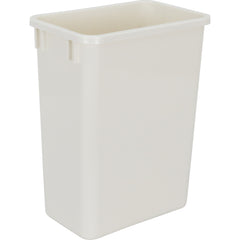 Double White 35 Quart Top-Mount Trashcan Pullout for 15" Opening