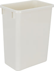 Double White 35 Quart Top-Mount Trashcan Pullout for 15" Opening