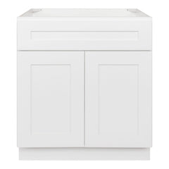 LessCare Vanity Sink Base Cabinet 30 x 21 x 34.5 | LessCare Alpina White