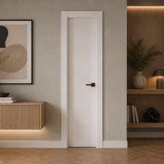 18 in. x 80 in. Berkley Honeycomb Core Primed White MDF Prehung Interior Door