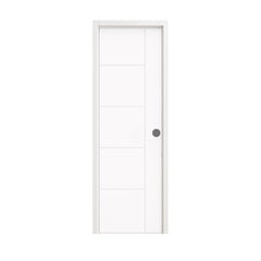 24 in. x 80 in. Berkley Honeycomb Core Primed White MDF Prehung Interior Door