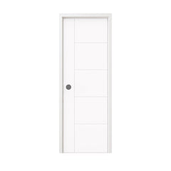 26 in. x 80 in. Berkley Honeycomb Core Primed White MDF Prehung Interior Door
