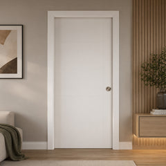 36 in. x 80 in. Berkley Honeycomb Core Primed White MDF Prehung Interior Door