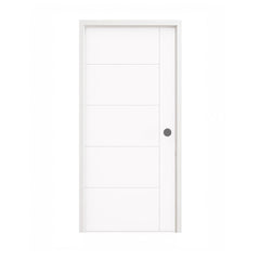 36 in. x 80 in. Berkley Honeycomb Core Primed White MDF Prehung Interior Door