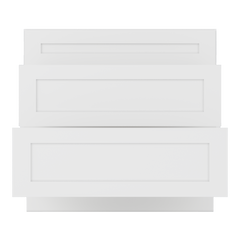 Linen Range Base Kitchen Cabinet LRB36 Alpina White LessCare 36 in. width 34.5 in. height 24 in. depth - Kitchen