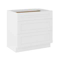 Linen Range Base Kitchen Cabinet LRB36 Alpina White LessCare 36 in. width 34.5 in. height 24 in. depth - Kitchen
