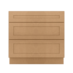 Linen Range Base Kitchen Cabinet LRB36 Shaker Toffee 36 in. width 34.5 in. height 24 in. depth - Kitchen Cabinets