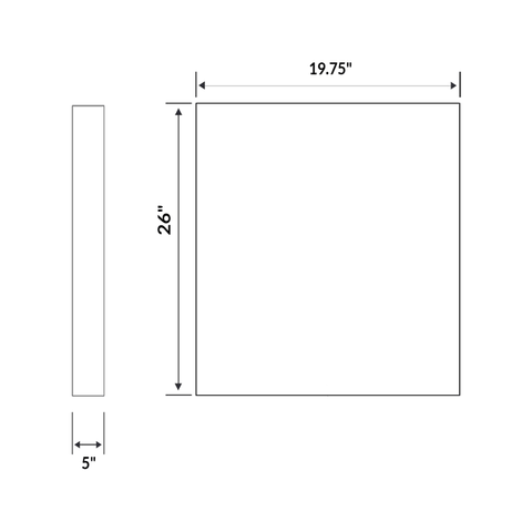 20 W x 26 H Mirrored  Medicine Cabinet LMC1-20