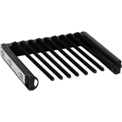 Matte Black 18" Wide Pant Rack