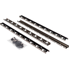 Black Nickel STORAGE WITH STYLE® Metal Pilaster Set for Pullout Baskets (21-1/2" Height)