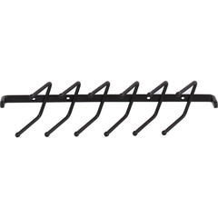 Matte Black Screw-Mount Tie Rack