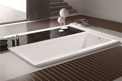 Olympia Acrylic Drop-In Bathtub in White or 63