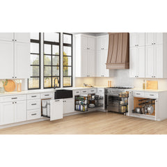 Black Nickel STORAGE WITH STYLE® Soft-close Hanging Pan Pullout