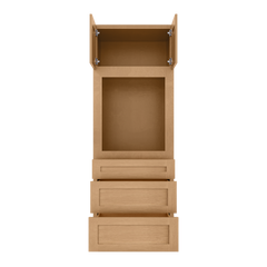 Oven Kitchen Cabinet OC3084 Shaker Toffee 30 in. width 84 in. height 24 in. depth - Kitchen Cabinets