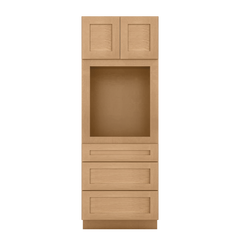 Oven Kitchen Cabinet OC3084 Shaker Toffee 30 in. width 84 in. height 24 in. depth - Kitchen Cabinets