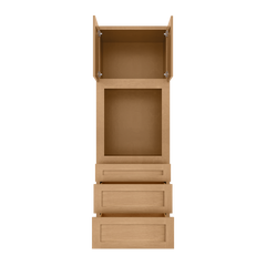 Oven Kitchen Cabinet OC3090 Shaker Toffee 30 in. width 90 in. height 24 in. depth - Kitchen Cabinets