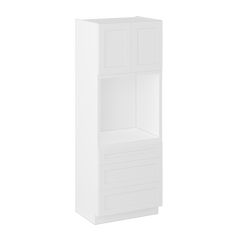 Oven Kitchen Cabinet OC3390 Alpina White LessCare 33 in. width 90 in. height 24 in. depth - Kitchen Cabinets