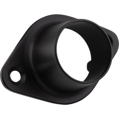 Matte Black Closed Screw-In Mounting Bracket for 1" and 1-1/16" Round Closet Rods