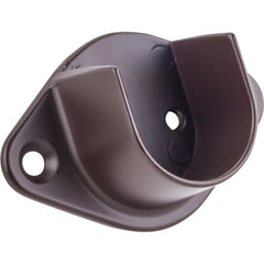 Dark Bronze Open Screw-In Mounting Bracket for 1" and 1-1/16" Round Closet Rods