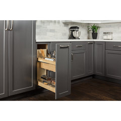 8" "No Wiggle" Utensil Bin Soft-close Base Cabinet Pullout