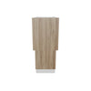 Modernform Cabinet Walnut 12" W X 34 1/2" H X 24" D  2 Drawer Base Cabinet