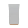 Modernform Cabinet Matte White 15" W X 34 1/2" H X 24" D  2 Drawer Base Cabinet