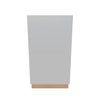 Modernform Cabinet Matte White 18" W X 34 1/2" H X 24" D  2 Drawer Base Cabinet