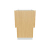 Modernform Cabinet Natural Oak 18" W X 34 1/2" H X 24" D  2 Drawer Base Cabinet