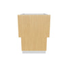 Modernform Cabinet Natural Oak 21" W X 34 1/2" H X 24" D  2 Drawer Base Cabinet
