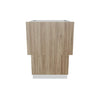 Modernform Cabinet Walnut 21" W X 34 1/2" H X 24" D  2 Drawer Base Cabinet