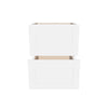 Modernform Cabinet White Shaker 24" W X 34 1/2" H X 24" D  2 Drawer Base Cabinet