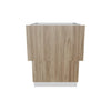 Modernform Cabinet Walnut 24" W X 34 1/2" H X 24" D  2 Drawer Base Cabinet