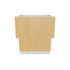 Modernform Cabinet Natural Oak 27" W X 34 1/2" H X 24" D  2 Drawer Base Cabinet