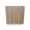 Modernform Cabinet Walnut 30" W X 34 1/2" H X 24" D  2 Drawer Base Cabinet