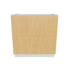 Modernform Cabinet Natural Oak 33" W X 34 1/2" H X 24" D  2 Drawer Base Cabinet