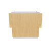 Modernform Cabinet Natural Oak 33" W X 34 1/2" H X 24" D  2 Drawer Base Cabinet