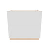 Modernform Cabinet Gloss White 36" W X 34 1/2" H X 24" D  2 Drawer Base Cabinet