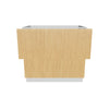 Modernform Cabinet Natural Oak 36" W X 34 1/2" H X 24" D  2 Drawer Base Cabinet