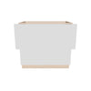 Modernform Cabinet Gloss White 36" W X 34 1/2" H X 24" D  2 Drawer Base Cabinet