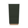 Modernform Cabinet Slim Sage Green 15" W X 34 1/2" H X 24" D  3 Drawer Base Cabinet