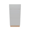 Modernform Cabinet Matte White 15" W X 34 1/2" H X 24" D  3 Drawer Base Cabinet