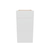Modernform Cabinet Gloss White 15" W X 34 1/2" H X 24" D  3 Drawer Base Cabinet