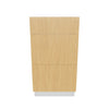 Modernform Cabinet Natural Oak 18" W X 34 1/2" H X 24" D  3 Drawer Base Cabinet