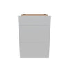 Modernform Cabinet Matte White 21" W X 34 1/2" H X 24" D  3 Drawer Base Cabinet