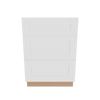 Modernform Cabinet White Shaker 24" W X 34 1/2" H X 24" D  3 Drawer Base Cabinet
