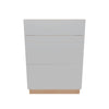 Modernform Cabinet Matte White 24" W X 34 1/2" H X 24" D  3 Drawer Base Cabinet