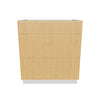 Modernform Cabinet Natural Oak 30" W X 34 1/2" H X 24" D  3 Drawer Base Cabinet