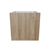 Modernform Cabinet Walnut 30" W X 34 1/2" H X 24" D  3 Drawer Base Cabinet