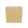 Modernform Cabinet Natural Oak 30" W X 34 1/2" H X 24" D  3 Drawer Base Cabinet