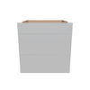 Modernform Cabinet Matte White 30" W X 34 1/2" H X 24" D  3 Drawer Base Cabinet